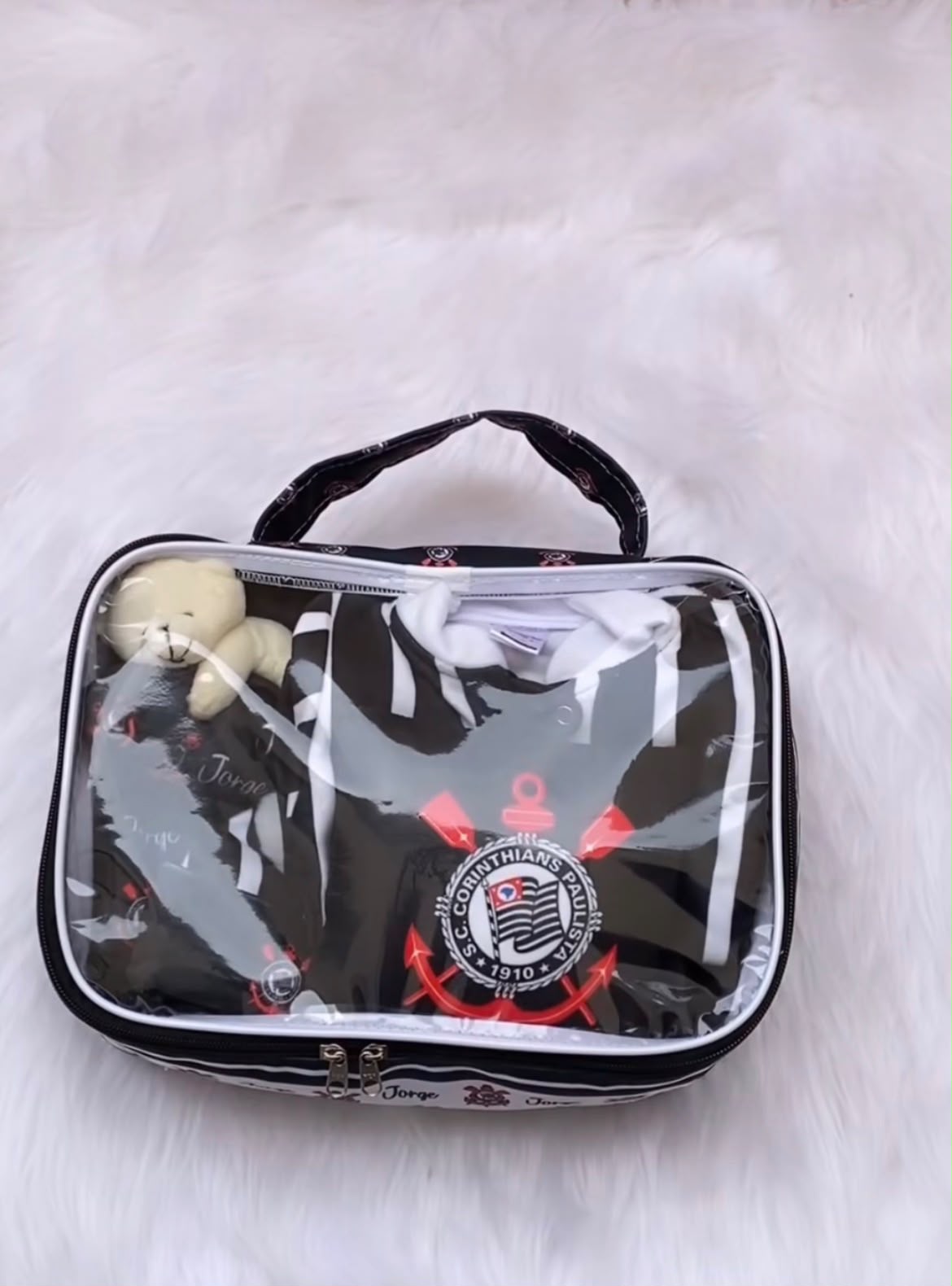 Kit Maternidade Personalizado Completo MASCULINA Corinthians | Personalize Com o Nome do seu Príncipe - foto 3