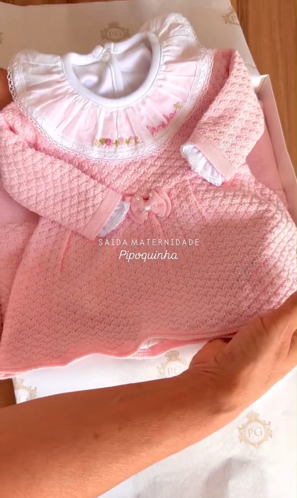 Kit Maternidade Personalizado Completo FEMININA Pipoquinha | Personalize Com o Nome da sua princesa - foto 3