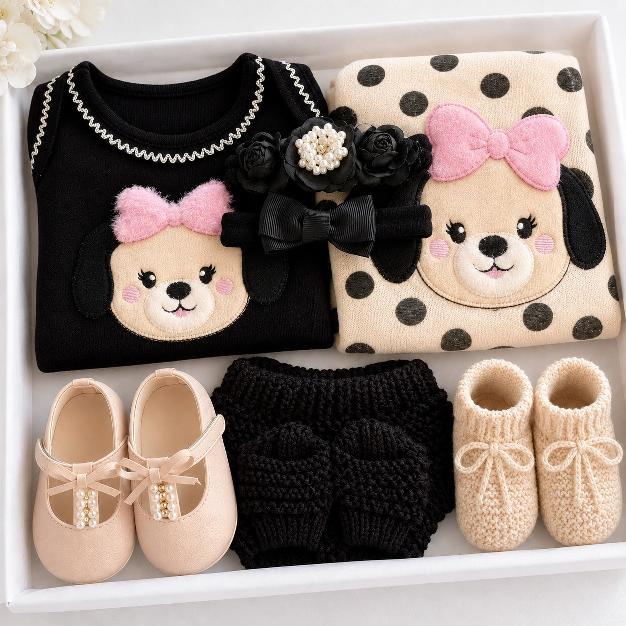 Kit Maternidade Personalizado Completo FEMININA Cachorrinho | Personalize Com o Nome da sua princesa - foto 3