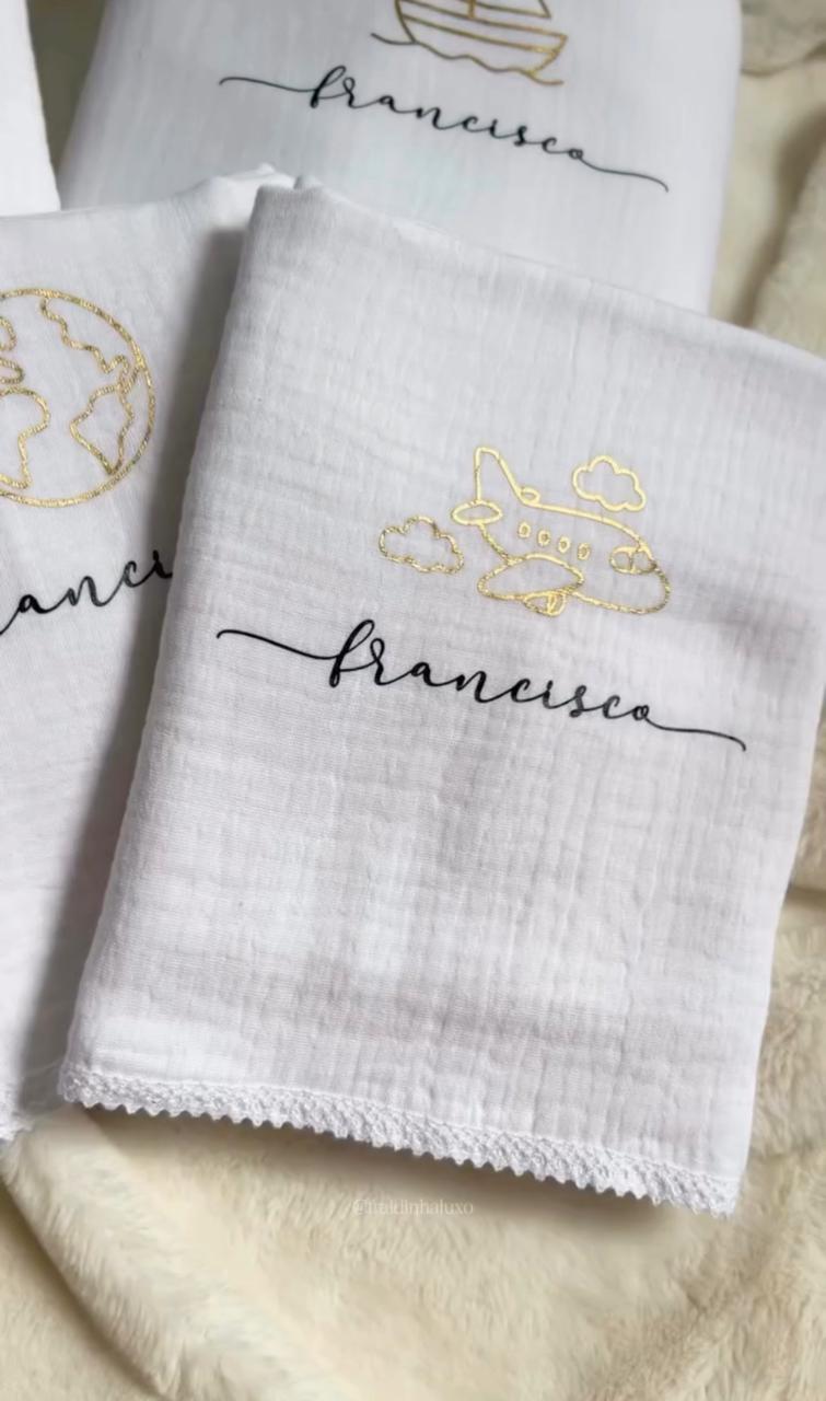 Kit de Fraldinha Personalizado Francisco | 6 Peças Personalizadas - foto 3