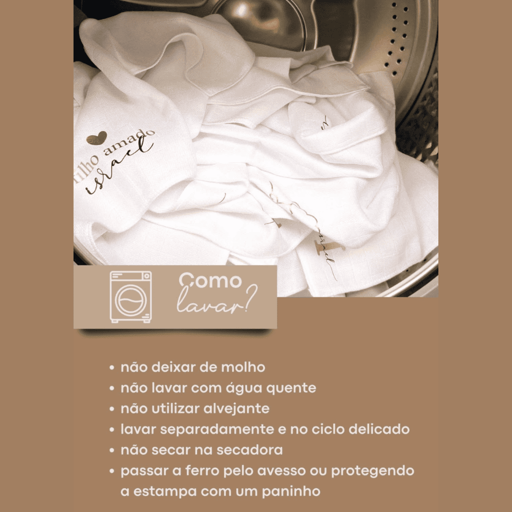Kit de Fraldinha Personalizado com Nome do Bebê | 6 Peças Personalizadas - foto 5