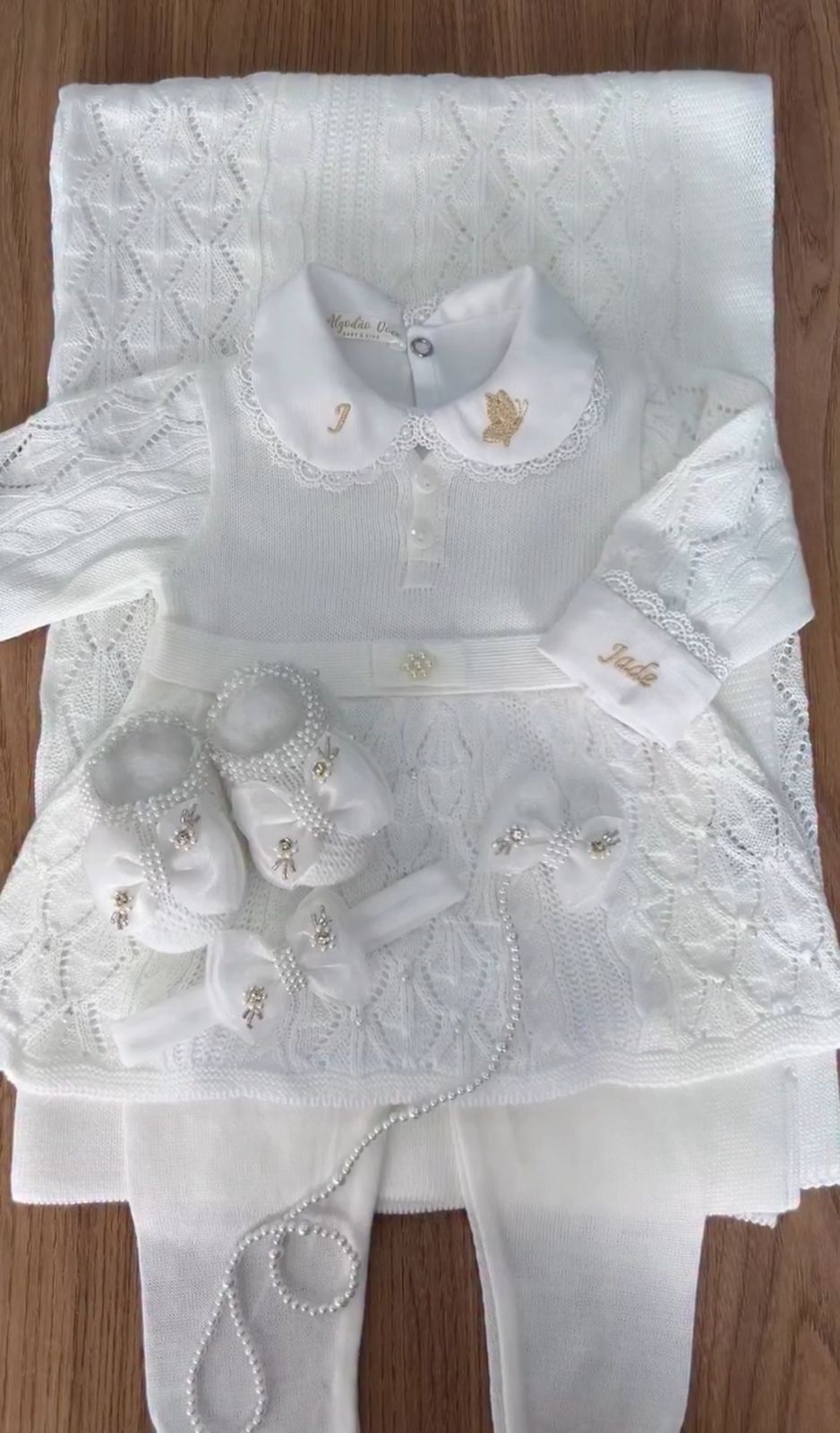 Kit Saída Maternidade Personalizável Completa JADE| Personalize Com o Nome da sua princesa - foto 2
