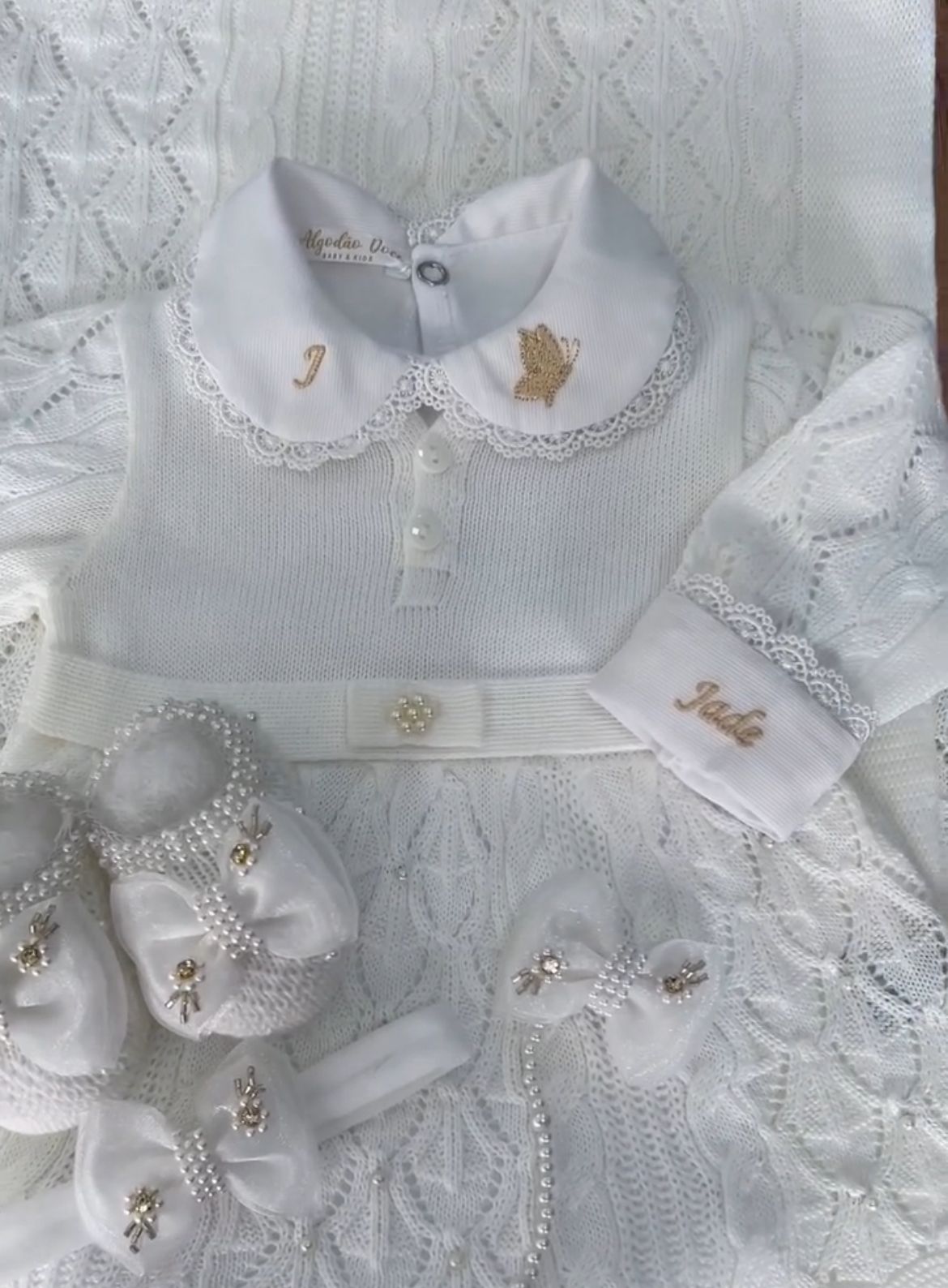 Kit Saída Maternidade Personalizável Completa JADE| Personalize Com o Nome da sua princesa - foto 3