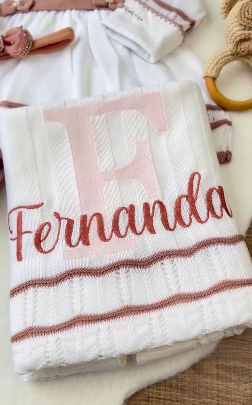 Kit Saída Maternidade Personalizável Completa Fernanda | Personalize Com o Nome da sua princesa - foto 3
