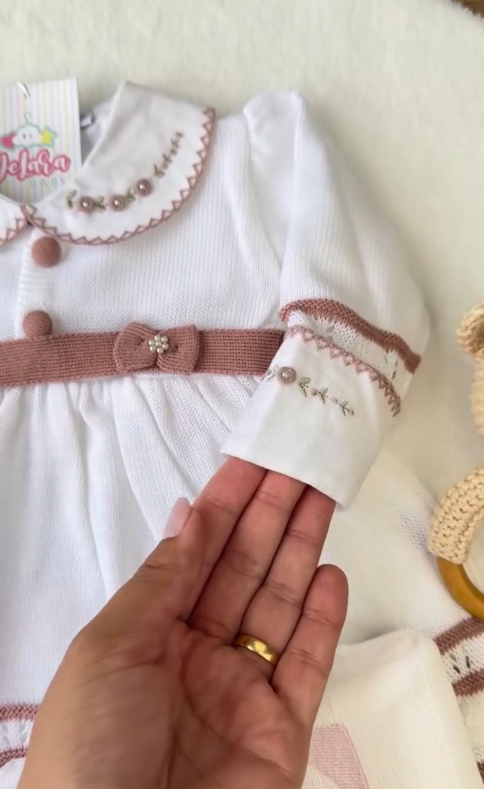 Kit Saída Maternidade Personalizável Completa Fernanda | Personalize Com o Nome da sua princesa - foto 4