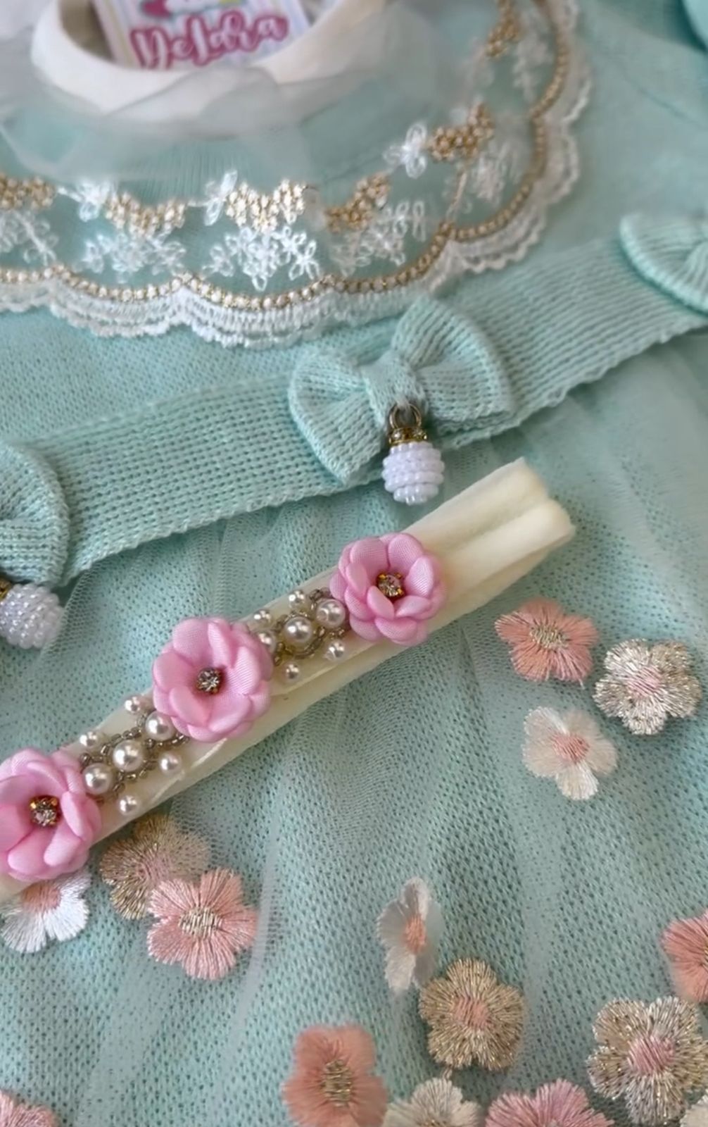 Kit Saída Maternidade Personalizável Completa Isabella | Personalize Com o Nome da sua princesa - foto 5