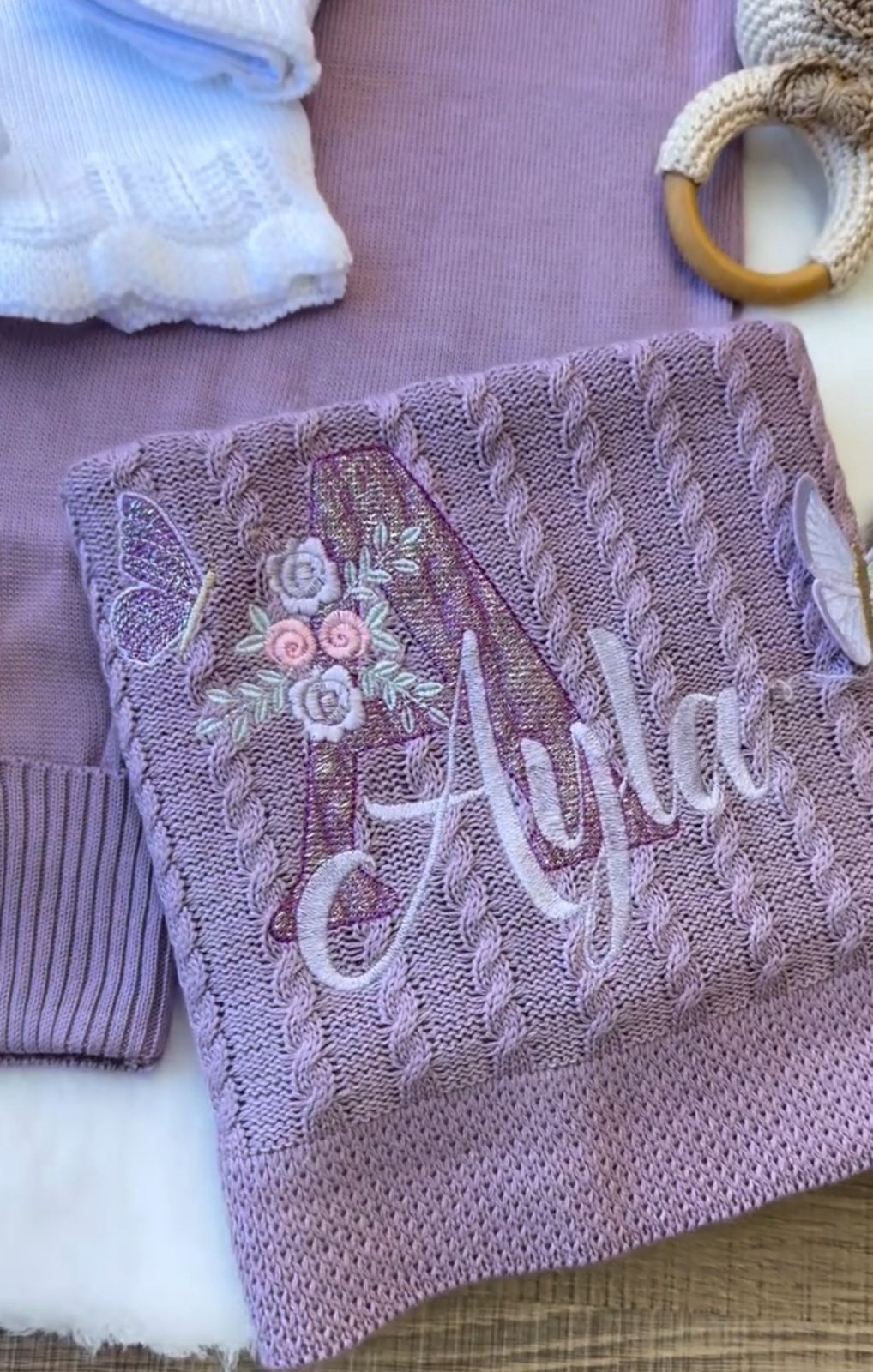 Kit Saída Maternidade Personalizável Completa Ayla | Personalize Com o Nome da sua princesa - foto 2