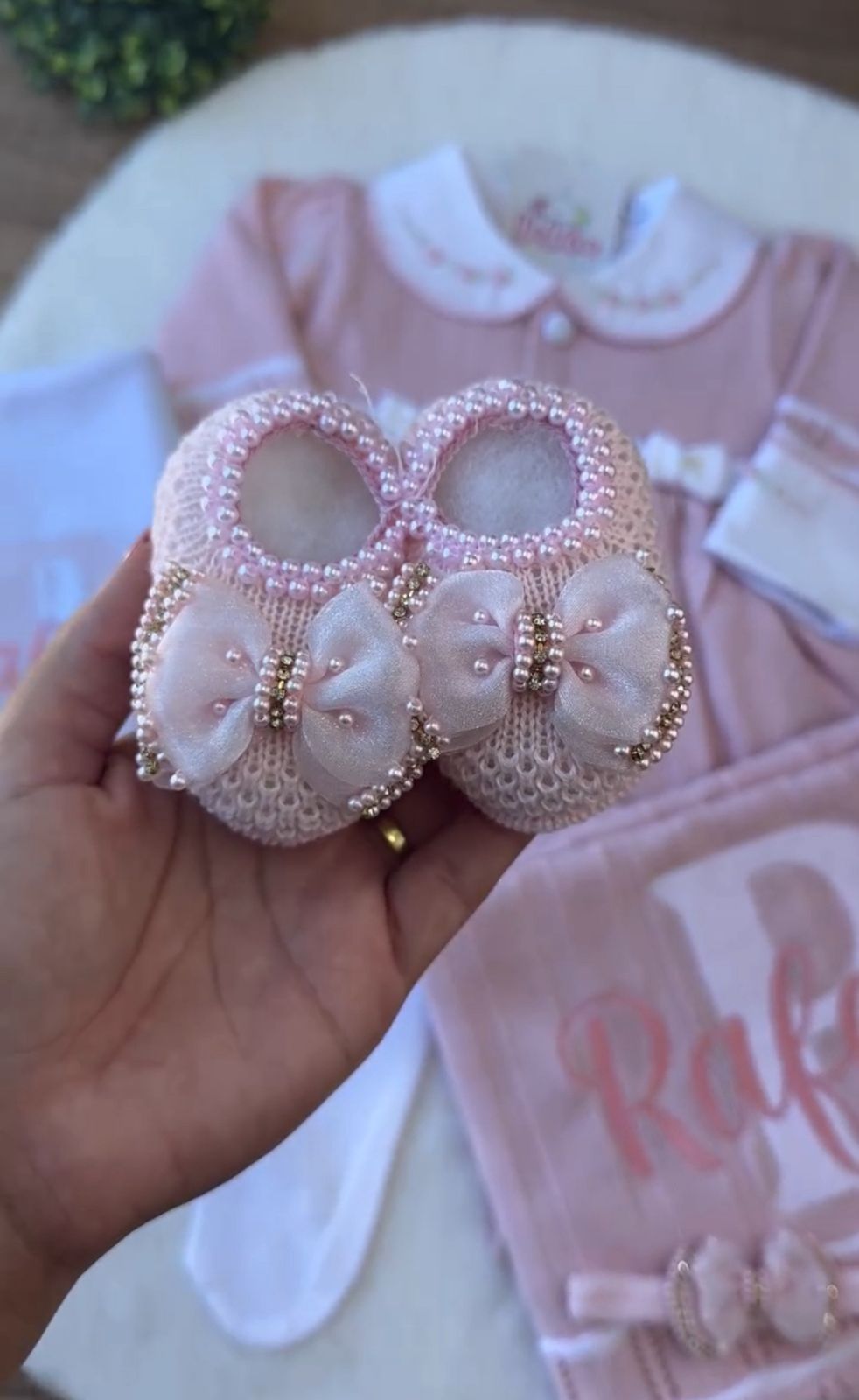Kit Saída Maternidade Personalizável Completa Rafaela | Personalize Com o Nome da sua princesa - foto 3