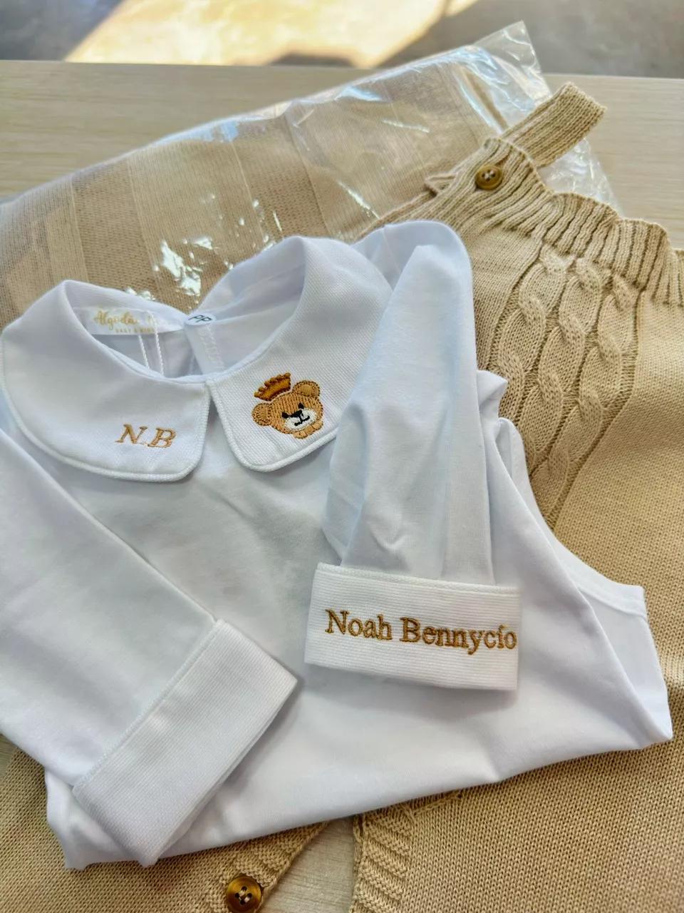 Kit Saída Maternidade Personalizável Completa Davi | Personalize Com o Nome do Seu Príncipe - foto 3