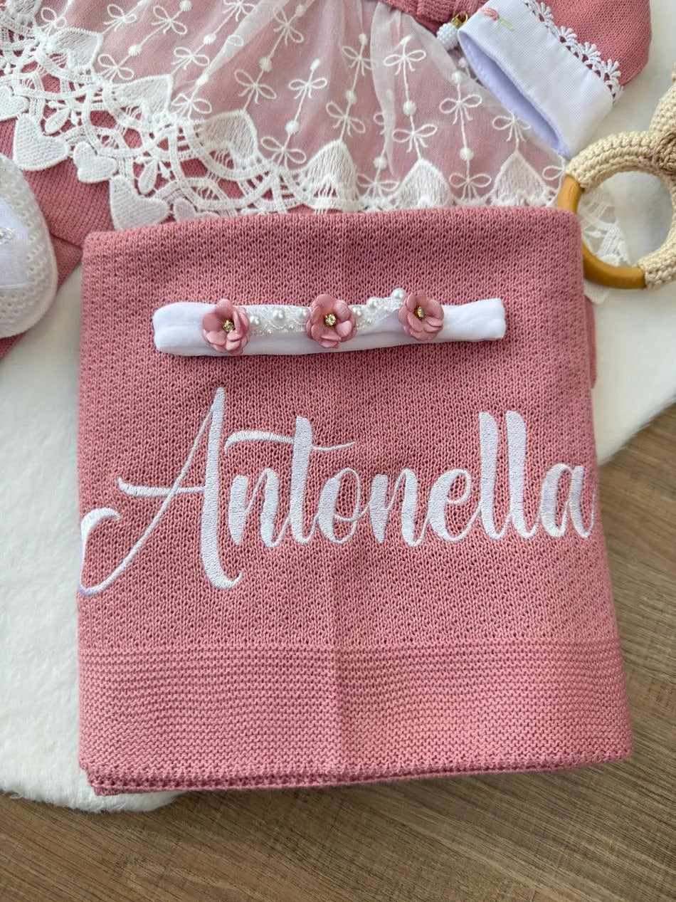 Kit Saída Maternidade Antonella - Personalize Com o Nome da Sua Princesa - foto 5
