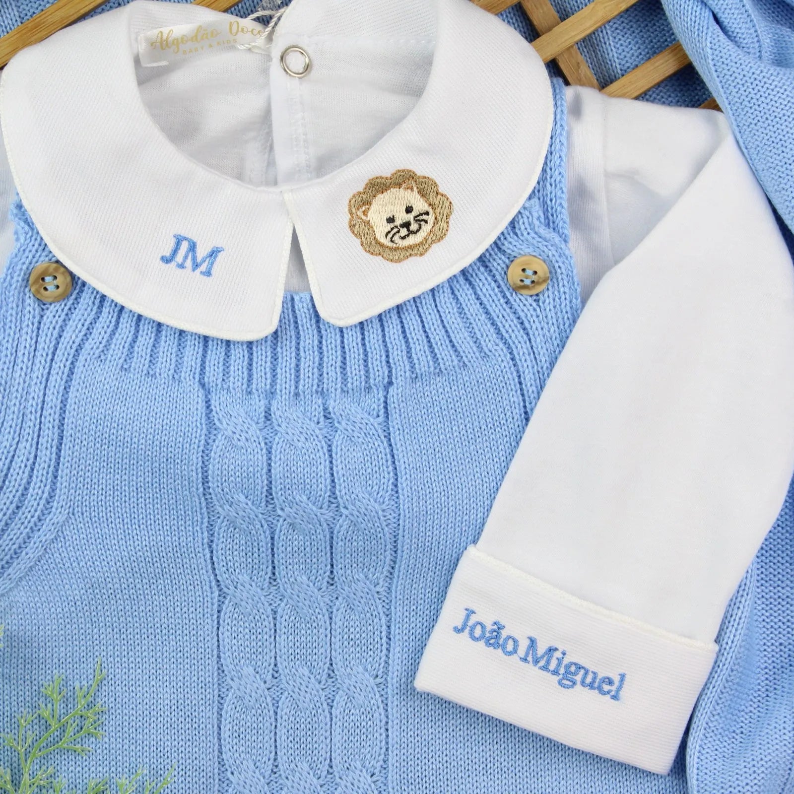 Kit Saída Maternidade Personalizável Completa João | Personalize Com o Nome do Seu Príncipe - foto 5