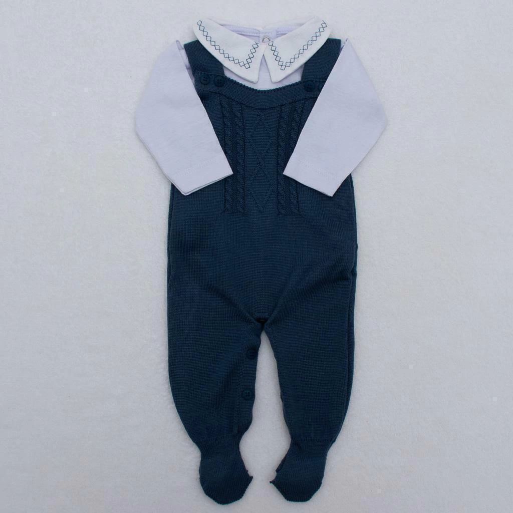 Kit Saída Maternidade Personalizável Completa Branco + Azul Marinho | Personalize Com o Nome do Seu Príncipe - foto 2