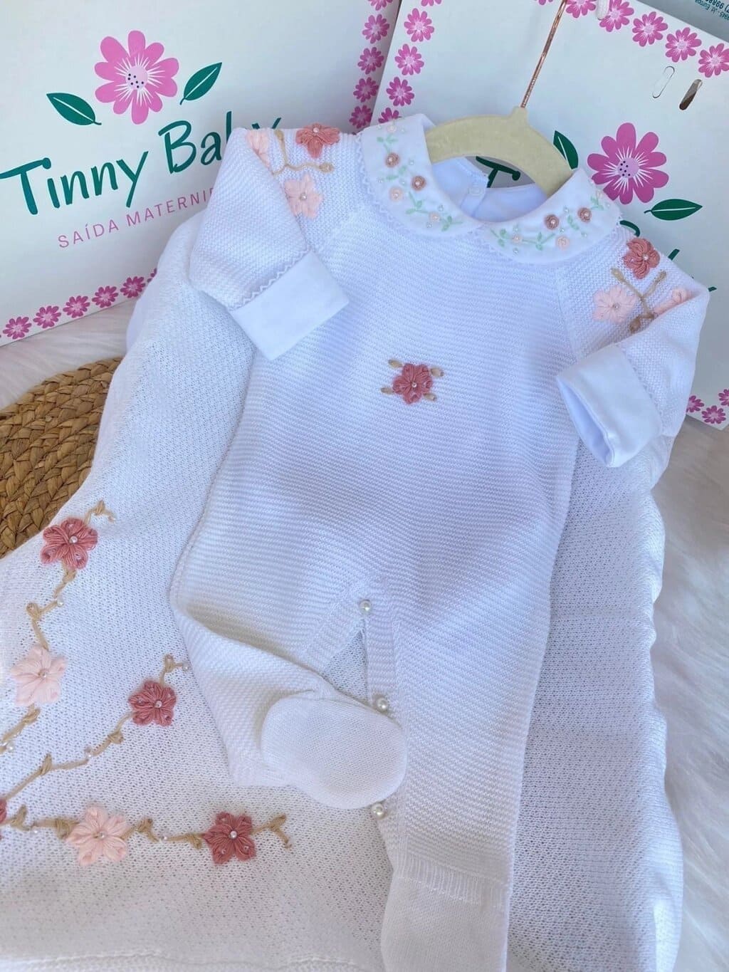 Kit Saída Maternidade Laurinha  - Personalize Com o Nome da Sua Princesa - foto 3