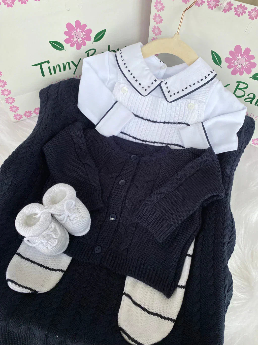 PROMOÇÃO Kit Saída Maternidade Personalizável Completa - Veste Até 4 Meses (Menino) - foto 4