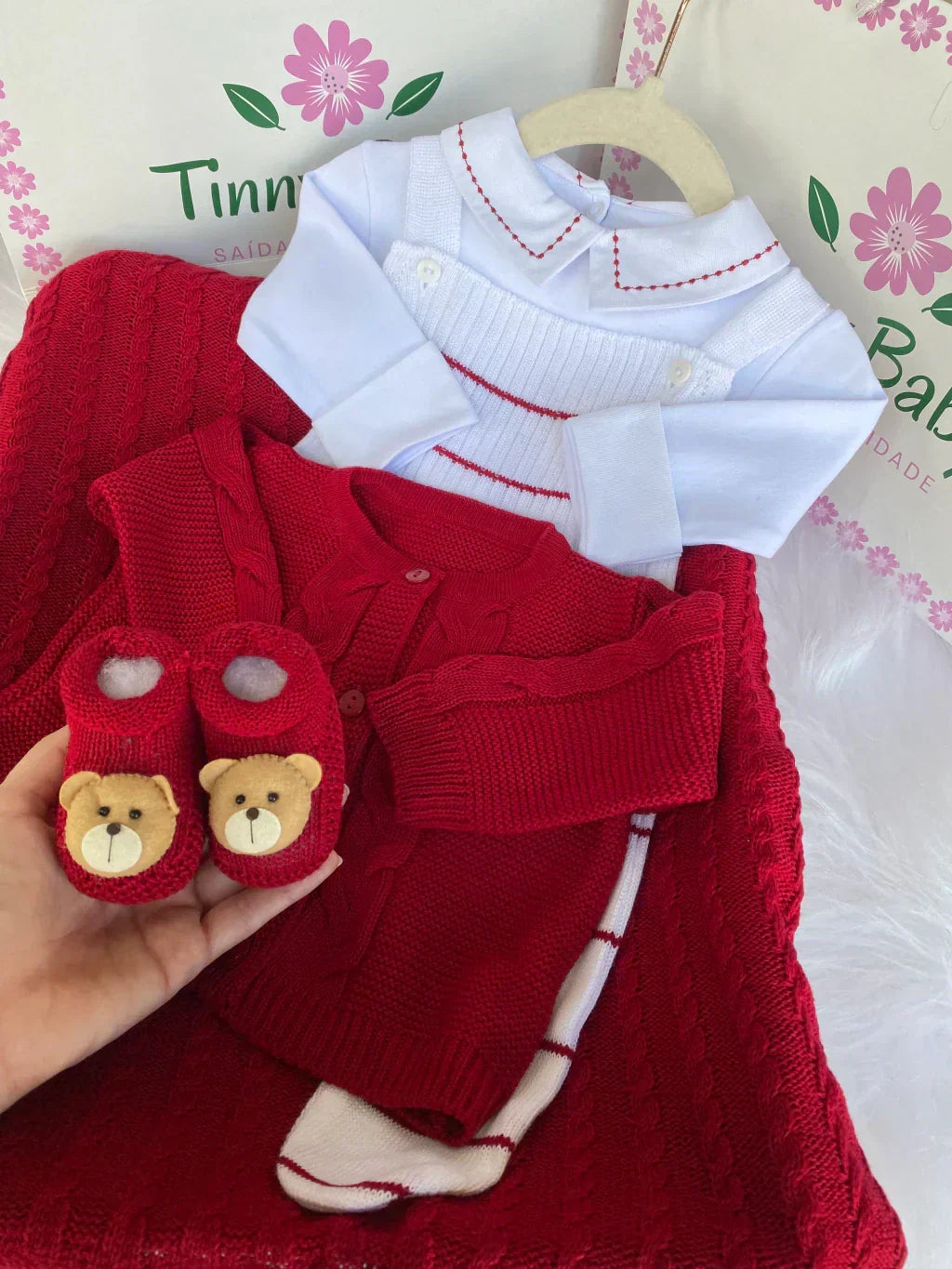 PROMOÇÃO Kit Saída Maternidade Personalizável Completa - Veste Até 4 Meses (Menino) - foto 5