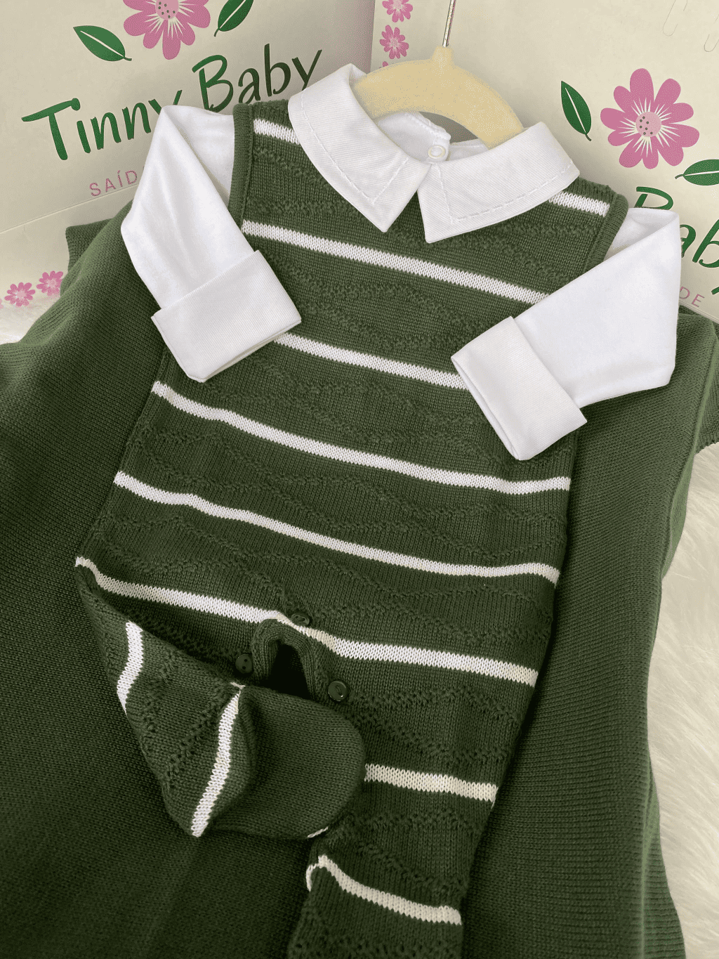 PROMOÇÃO Kit Saída Maternidade Personalizável Completa - Veste Até 4 Meses (Menino) - foto 7