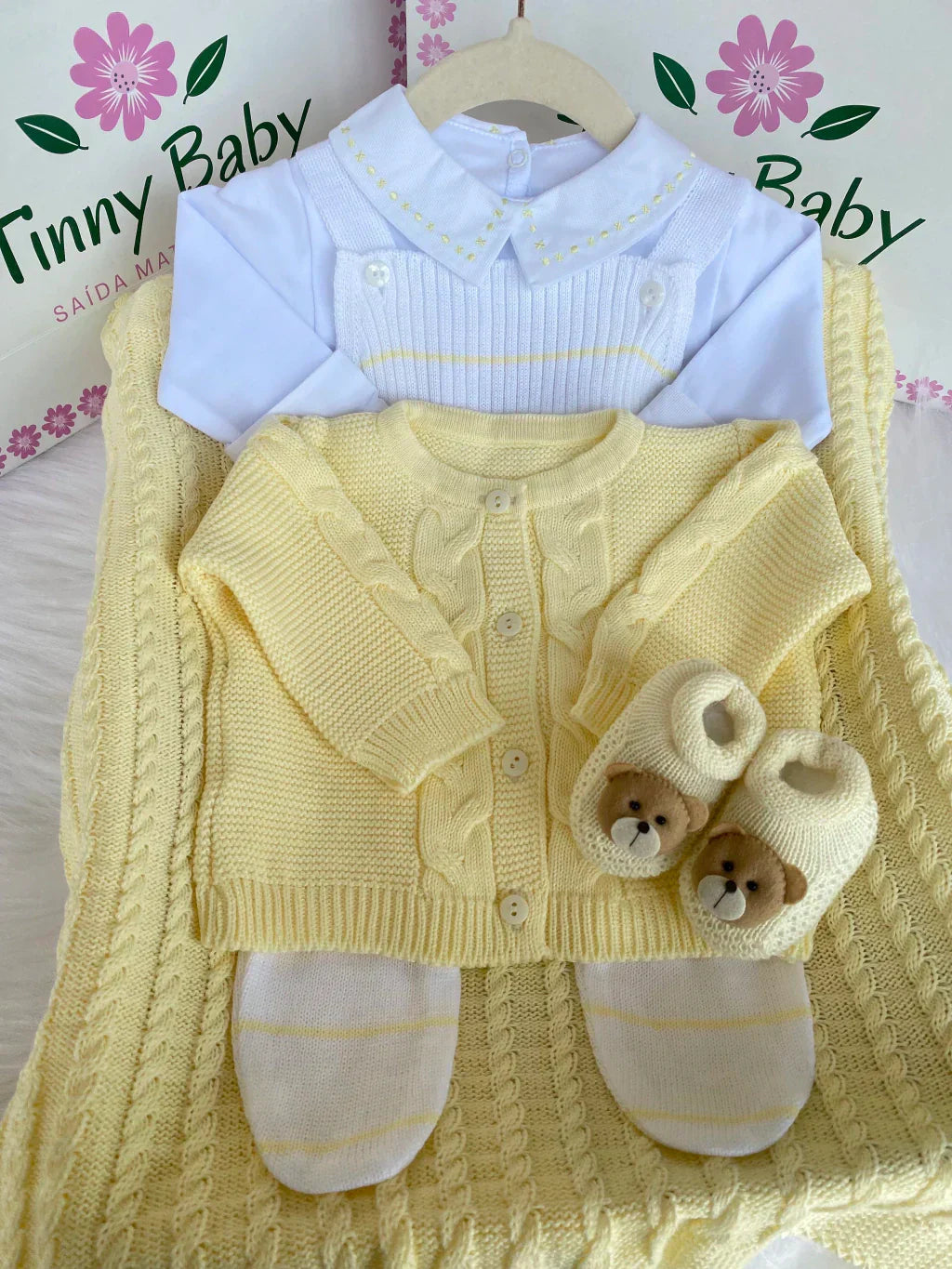 PROMOÇÃO Kit Saída Maternidade Personalizável Completa - Veste Até 4 Meses (Menino) - foto 9