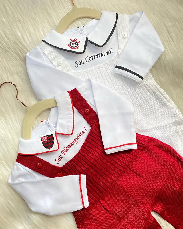 PROMOÇÃO Kit Saída Maternidade TIME FAVORITO Completa  - Veste Até 4 Meses (Menino) - foto 2