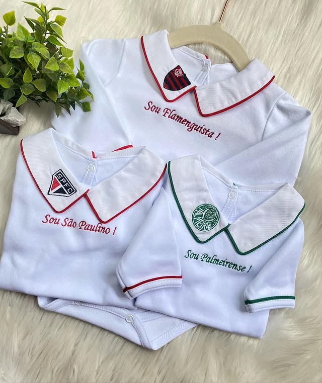 PROMOÇÃO Kit Saída Maternidade TIME FAVORITO Completa  - Veste Até 4 Meses (Menino) - foto 5