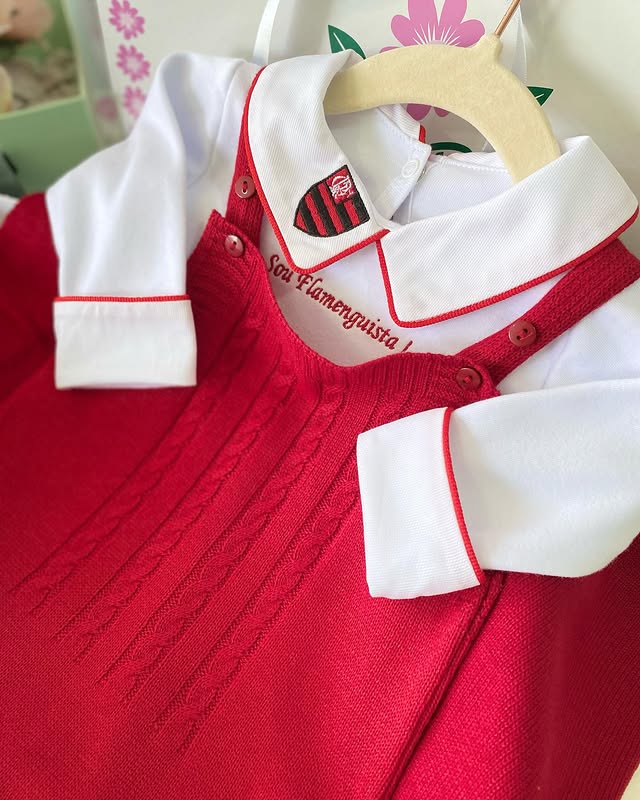 PROMOÇÃO Kit Saída Maternidade TIME FAVORITO Completa  - Veste Até 4 Meses (Menino) - foto 6