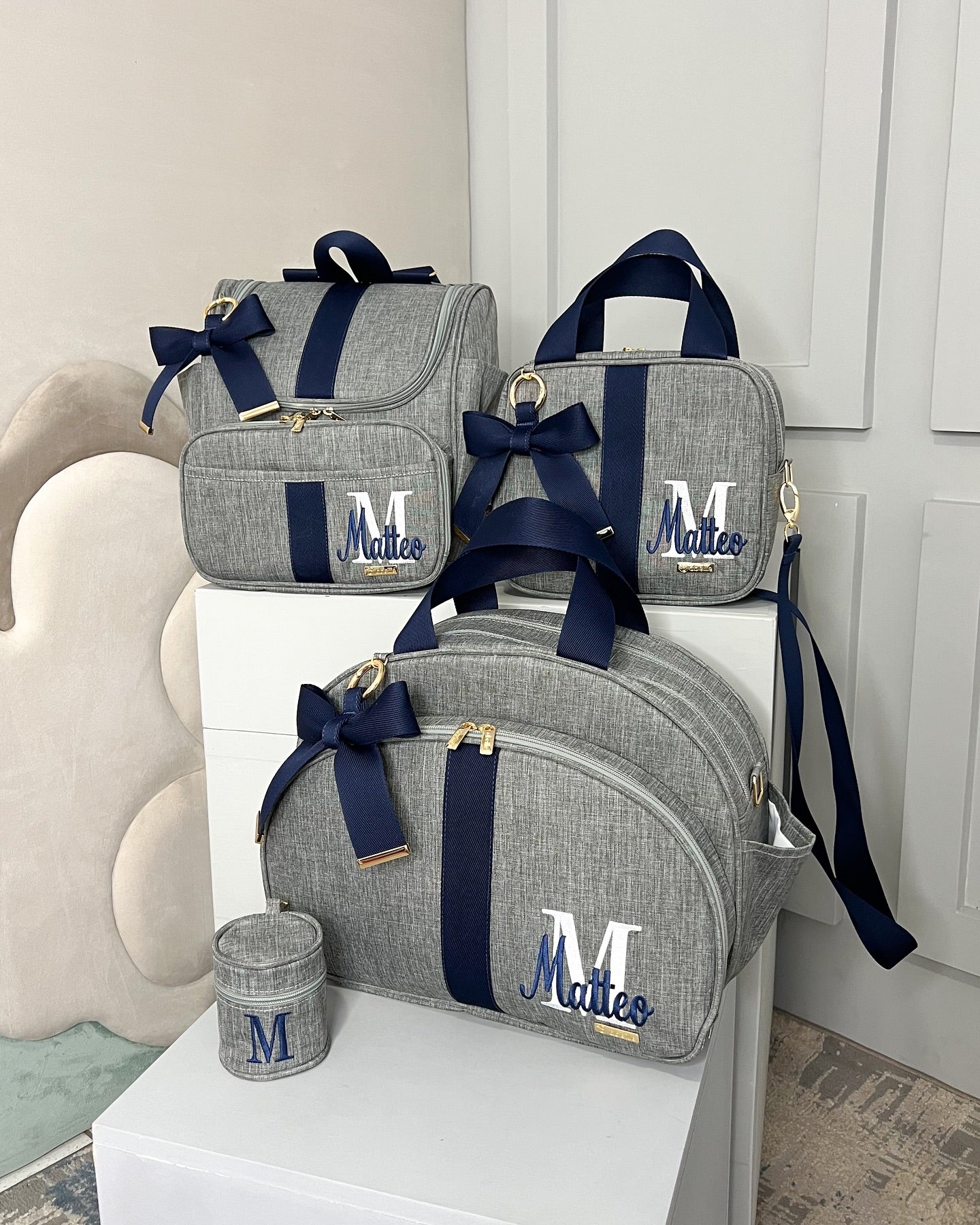PROMOÇÃO Kit de Bolsas Maternidade 100% Personalizado com nome do Principe/Princesa - foto 11