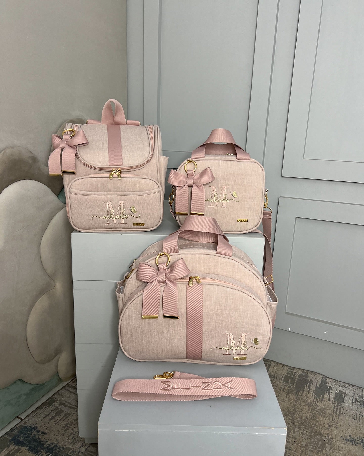 PROMOÇÃO Kit de Bolsas Maternidade 100% Personalizado com nome do Principe/Princesa - foto 12