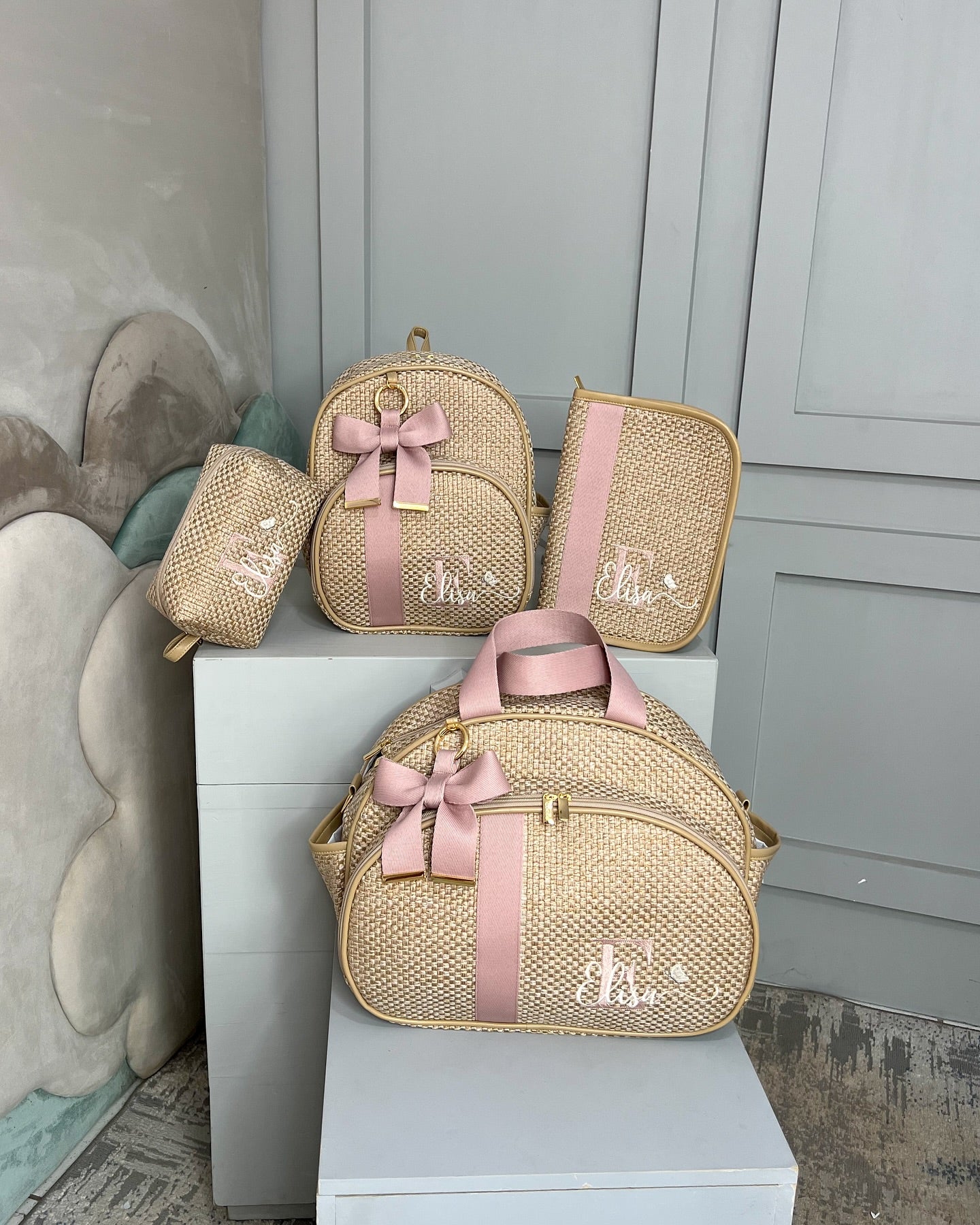 PROMOÇÃO Kit de Bolsas Maternidade 100% Personalizado com nome do Principe/Princesa - foto 13