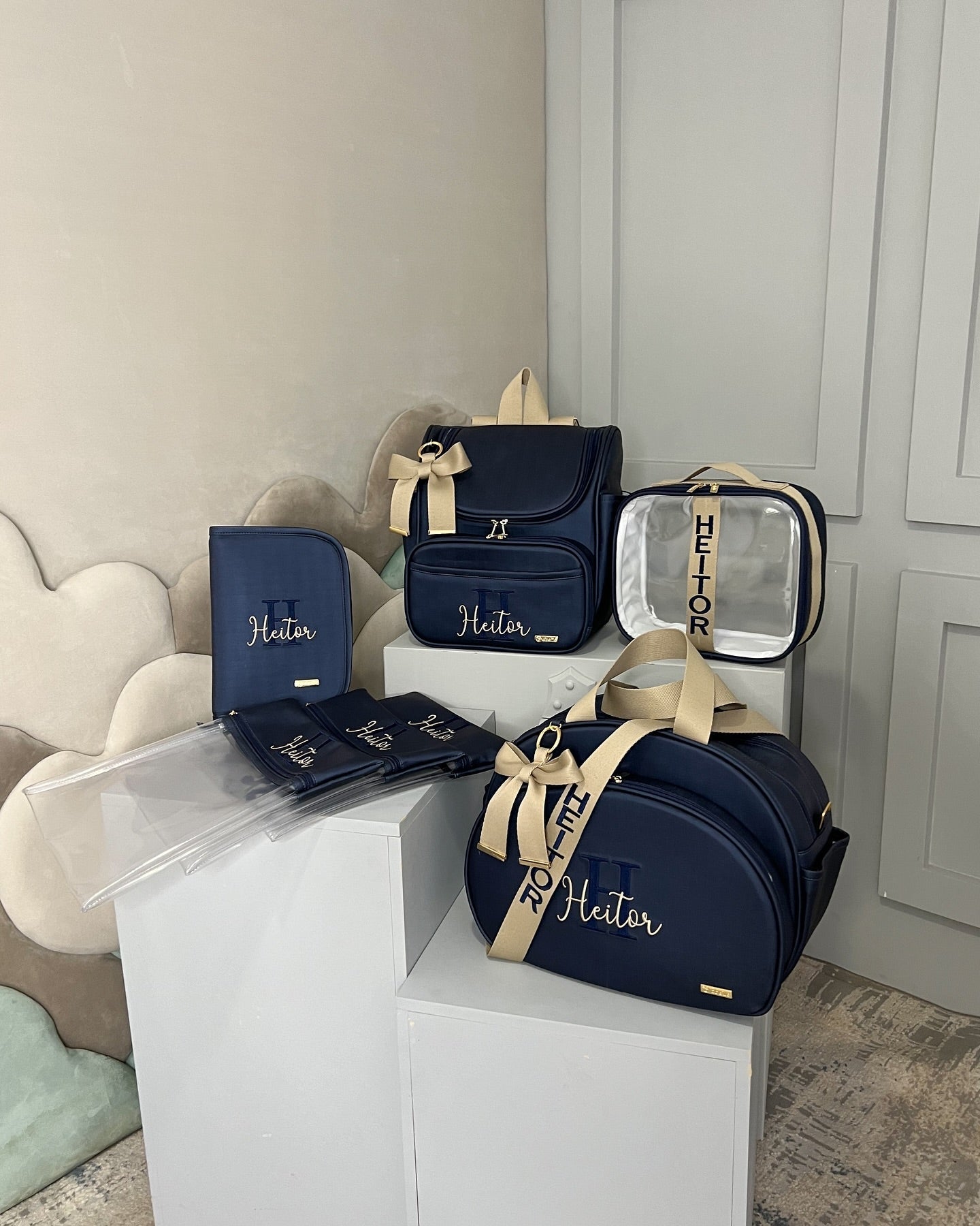 PROMOÇÃO Kit de Bolsas Maternidade 100% Personalizado com nome do Principe/Princesa - foto 5
