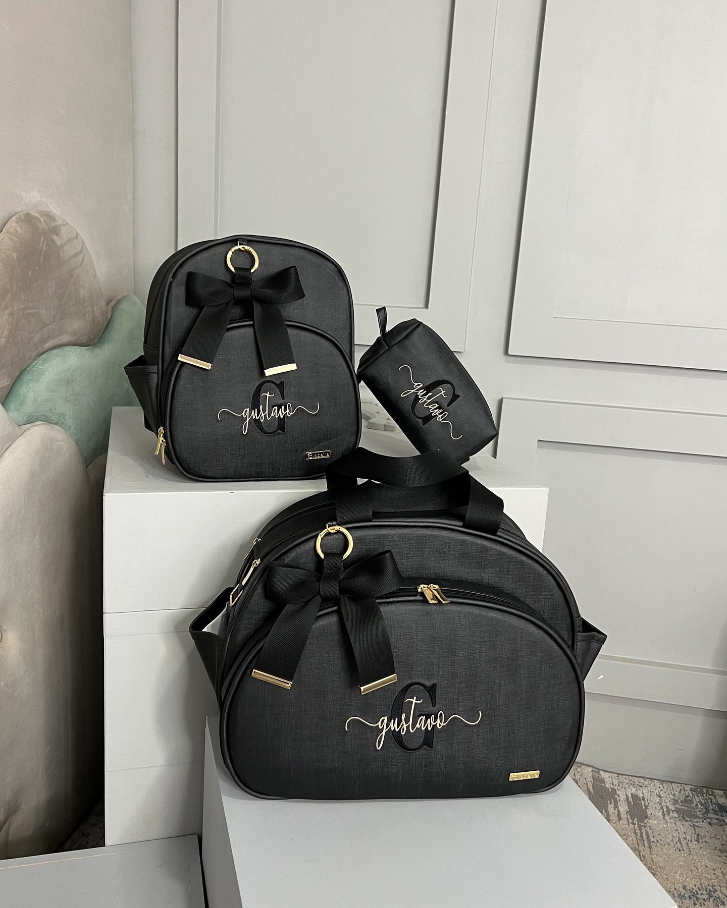 PROMOÇÃO Kit de Bolsas Maternidade 100% Personalizado com nome do Principe/Princesa - foto 8