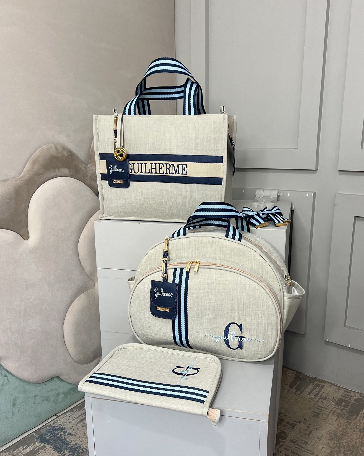 PROMOÇÃO Kit de Bolsas Maternidade 100% Personalizado com nome do Principe/Princesa - foto 10