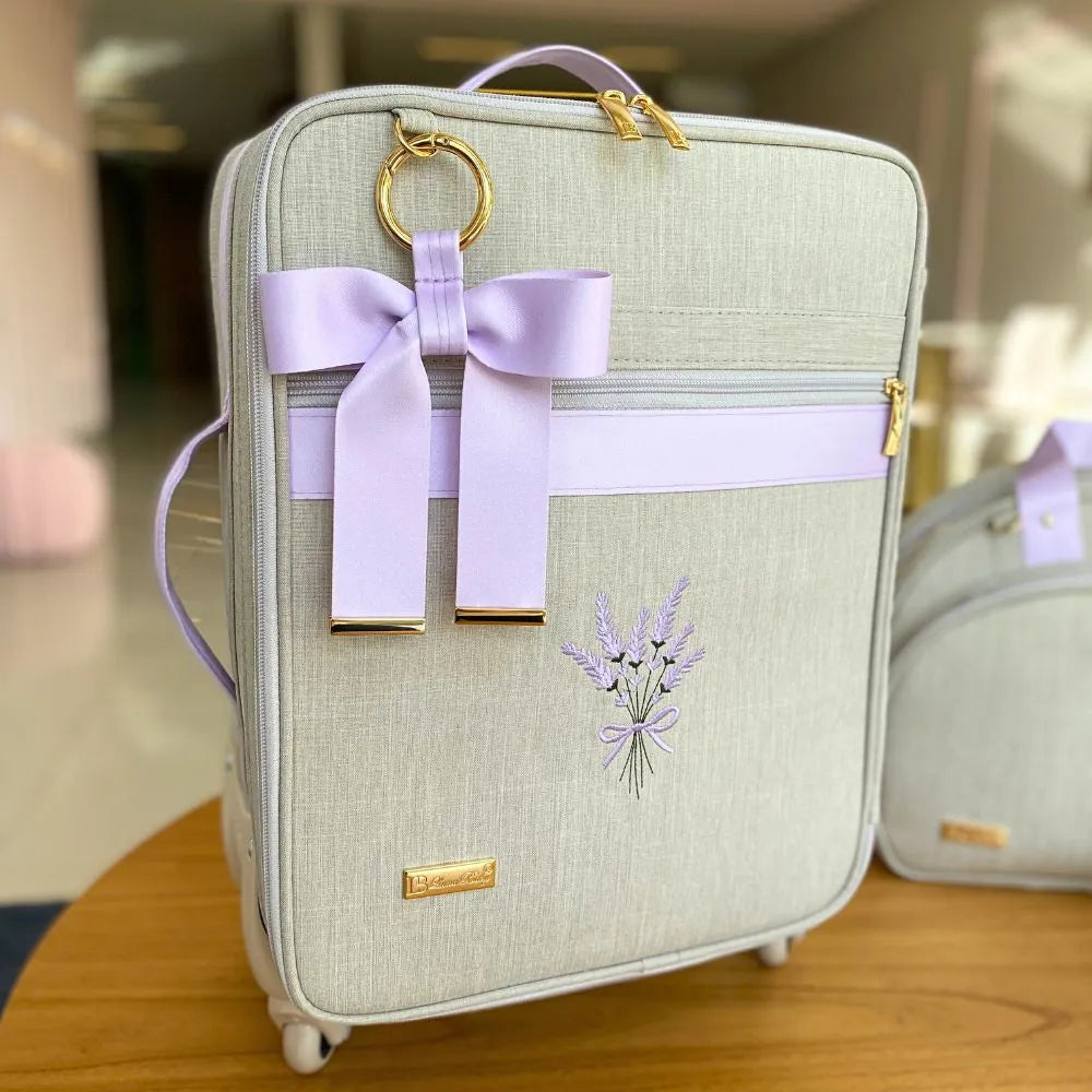 Kit Baby 4 Personalizado Linho Cru I Lavanda - foto 2