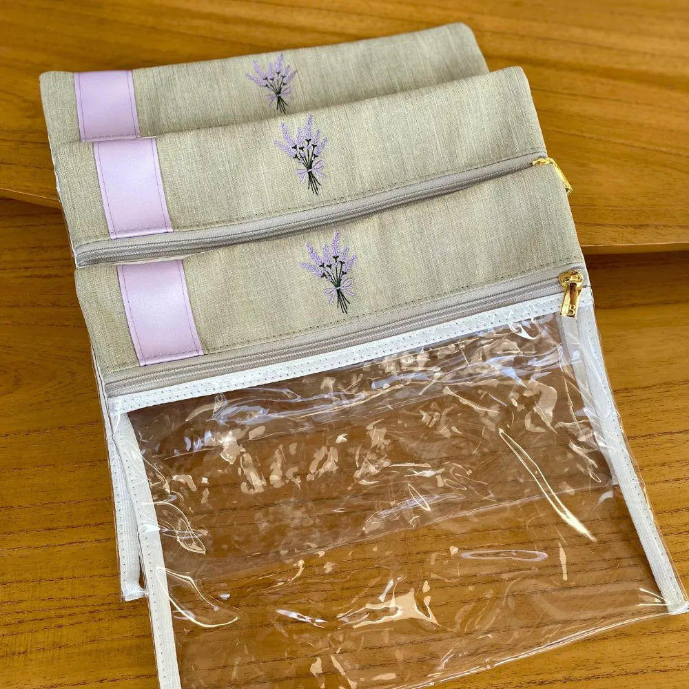 Kit Baby 4 Personalizado Linho Cru I Lavanda - foto 4