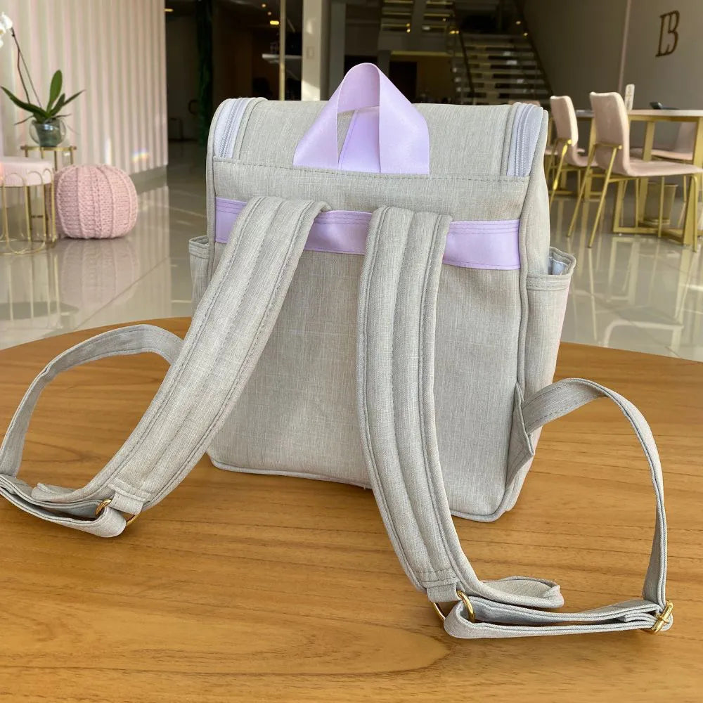 Kit Baby 4 Personalizado Linho Cru I Lavanda - foto 5