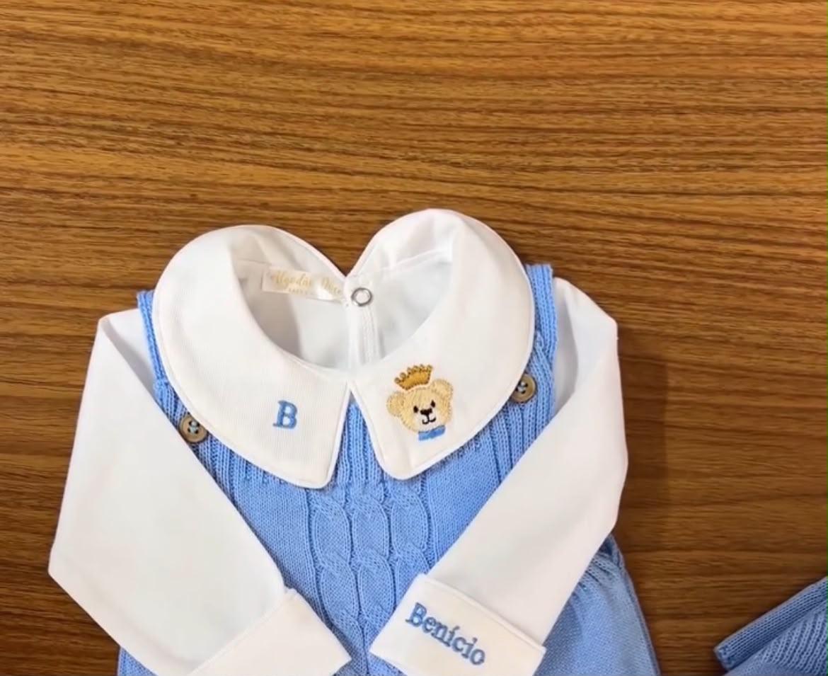 Kit Saída Maternidade Personalizável Completa Benicio | Personalize Com o Nome do Seu Príncipe - foto 2